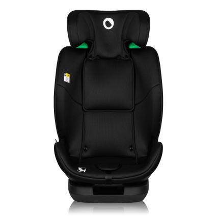 Lionelo - Silla de coche con base giratoria LAVENDER i-Size 76-150 cm Negro Carbono