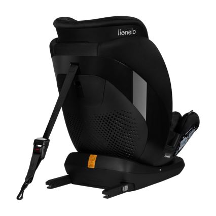 Lionelo - Silla de coche con base giratoria LAVENDER i-Size 76-150 cm Negro Carbono