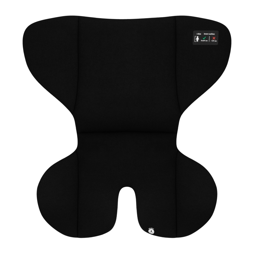 Lionelo - Silla de coche con base giratoria LAVENDER i-Size 76-150 cm Negro Carbono