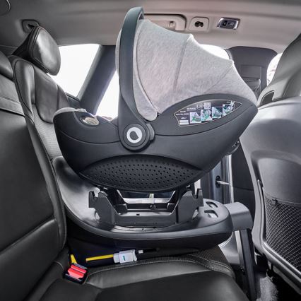 Lionelo - Silla de coche con base giratoria MOXIE SET i-Size 40-87 cm beige arena