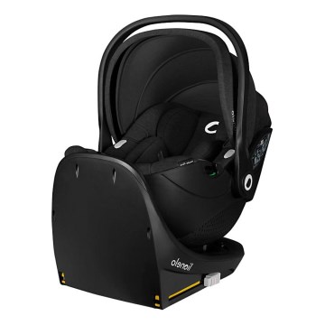 Lionelo - Silla de coche con base giratoria MOXIE SET i-Size 40-87 cm Negro Carbono