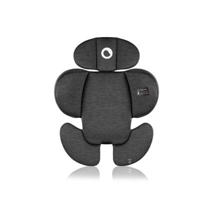 Lionelo - Silla de coche con base giratoria NAVY i-Size 40-150 cm negro/rosa