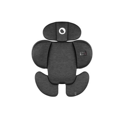 Lionelo - Silla de coche con base giratoria NAVY i-Tamaño 40-150 cm negro/rojo
