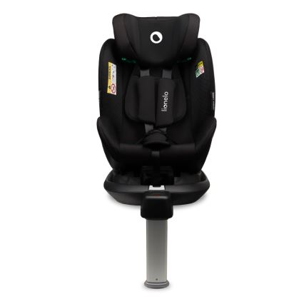 Lionelo - Silla de coche con base giratoria ANTOON PLUS i-Size 40-105 cm Negro ónix
