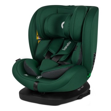 Lionelo - Silla de coche giratoria con base BASTIAAN i-Size 40-150 cm Verde Bosque
