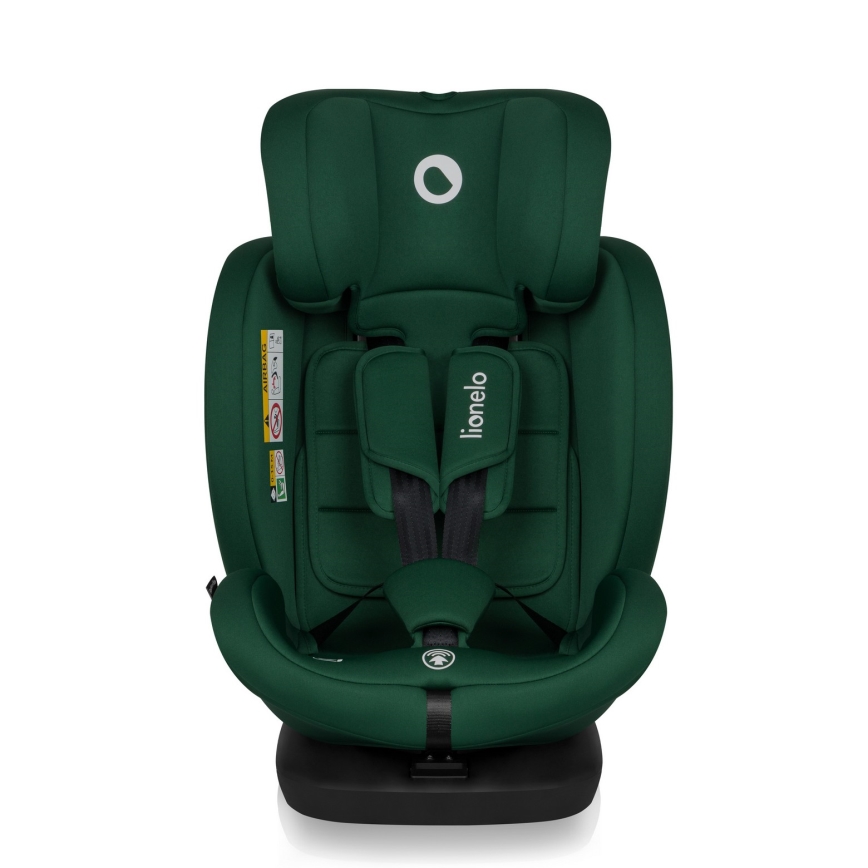 Lionelo - Silla de coche giratoria con base BASTIAAN i-Size 40-150 cm Verde Bosque