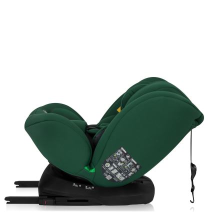 Lionelo - Silla de coche giratoria con base BASTIAAN i-Size 40-150 cm Verde Bosque