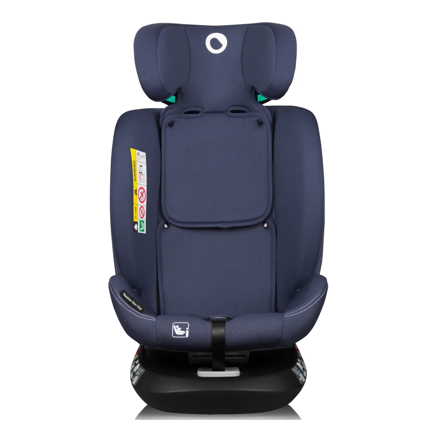 Lionelo - Silla de coche con base giratoria BASTIAAN ONE i-Size 40-150 cm Azul marino