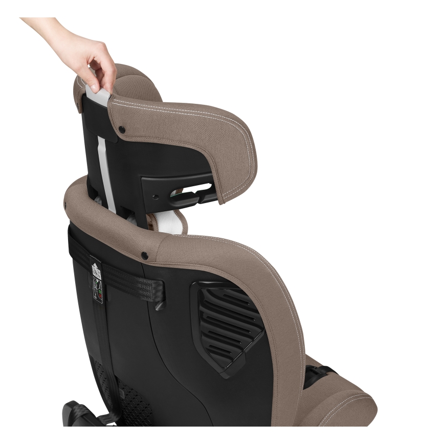 Lionelo - Silla de coche giratoria con base BASTIAAN ONE i-Size 40-150 cm beige arena