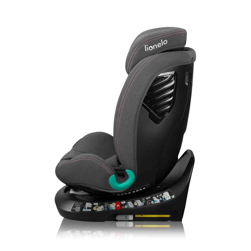 Lionelo - Silla de coche con base giratoria BASTIAAN ONE i-Size 40-150 cm Pink Rose