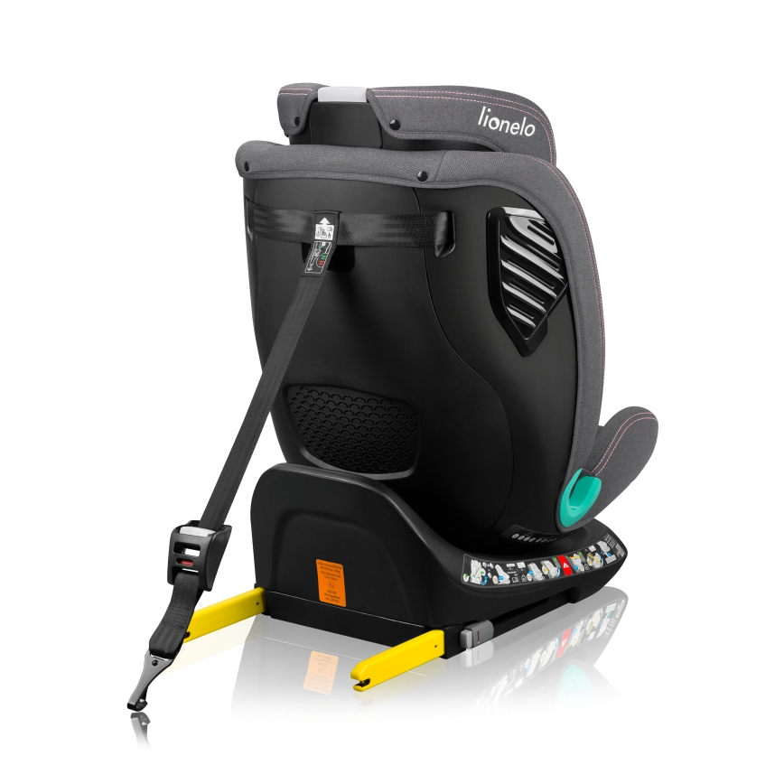 Lionelo - Silla de coche con base giratoria BASTIAAN ONE i-Size 40-150 cm Pink Rose