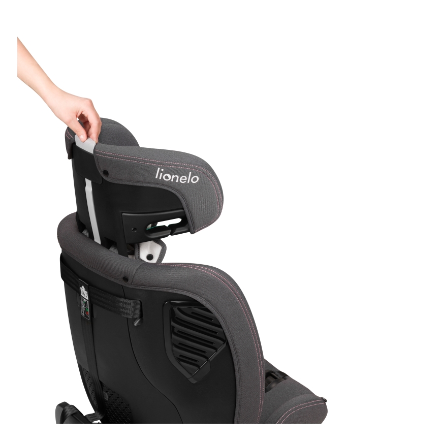 Lionelo - Silla de coche con base giratoria BASTIAAN ONE i-Size 40-150 cm Pink Rose