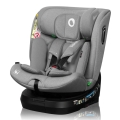 Lionelo - Silla de coche giratoria con base BRAVE i-Size 40-150 cm Gris piedra