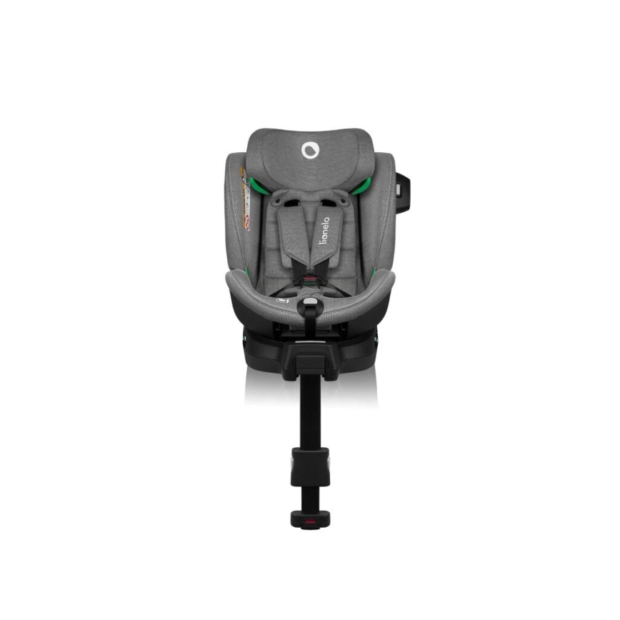Lionelo - Silla de coche giratoria con base HARMONY i-Size 40-150 cm gris