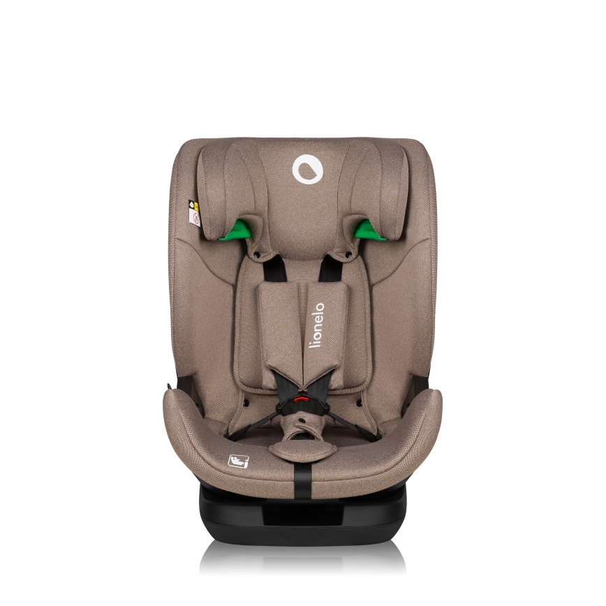 Lionelo - Silla de coche giratoria con base LAVENDER i-Size 76-150 cm Beige Latte