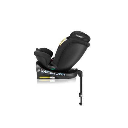 Lionelo - Silla de coche giratoria con base NAVY i-Size 40-150 cm negra