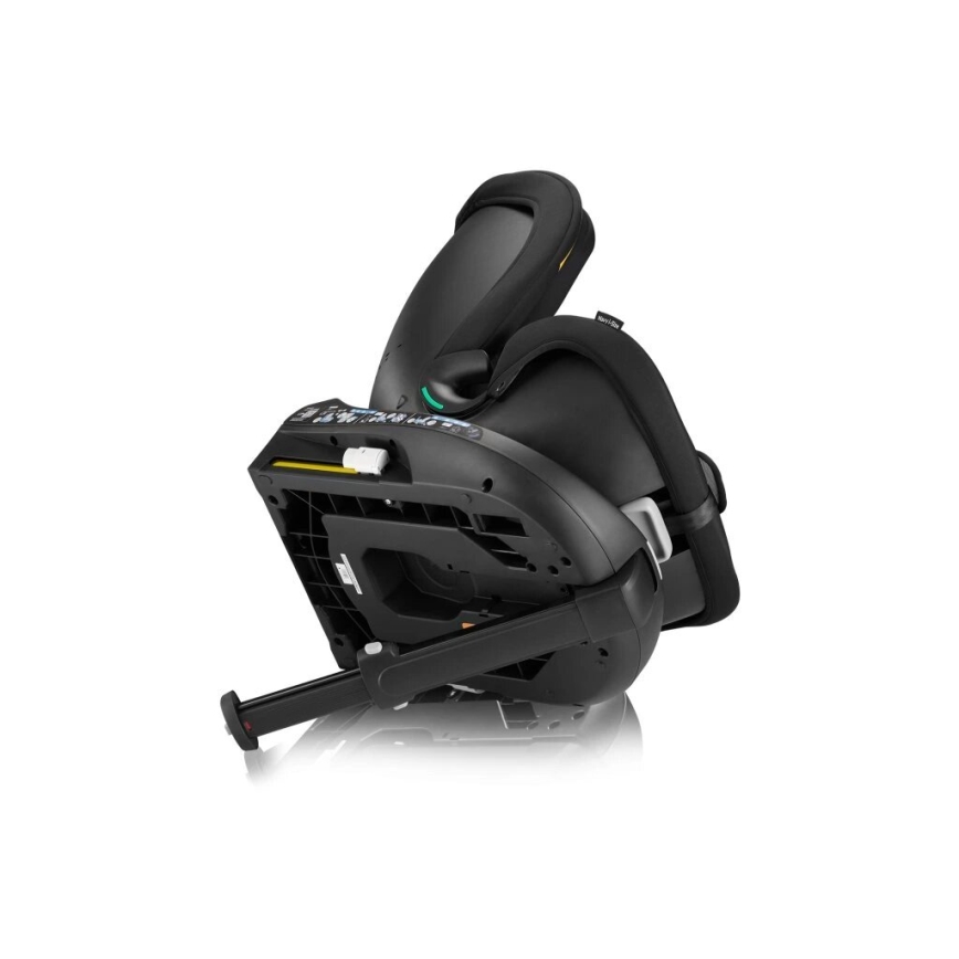 Lionelo - Silla de coche giratoria con base NAVY i-Size 40-150 cm negra