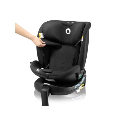 Lionelo - Silla de coche giratoria con base NAVY i-Size 40-150 cm negra