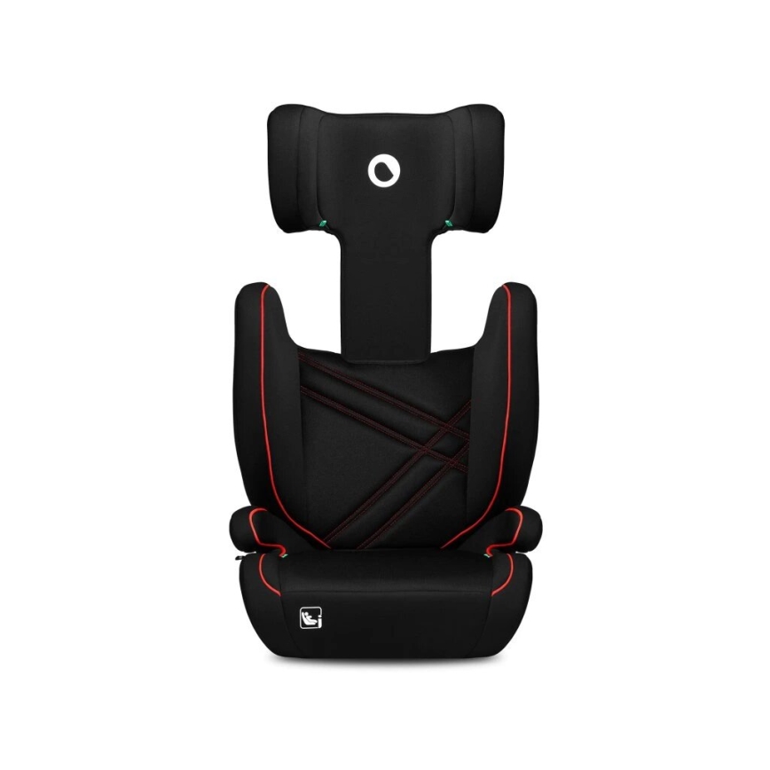Lionelo - Silla de coche HUGO i-Size 100-150 cm negra/roja