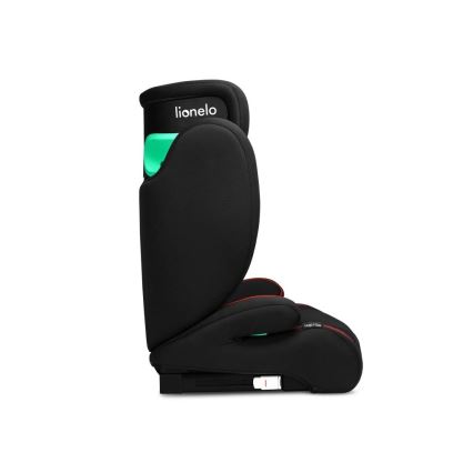 Lionelo - Silla de coche HUGO i-Size 100-150 cm negra/roja