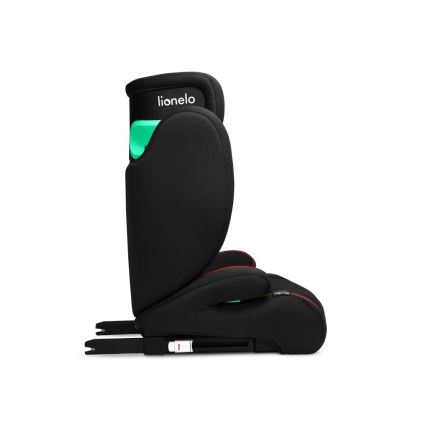 Lionelo - Silla de coche HUGO i-Size 100-150 cm negra/roja