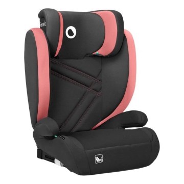 Lionelo - Silla de coche HUGO i-Size 100-150 cm negro/rosa