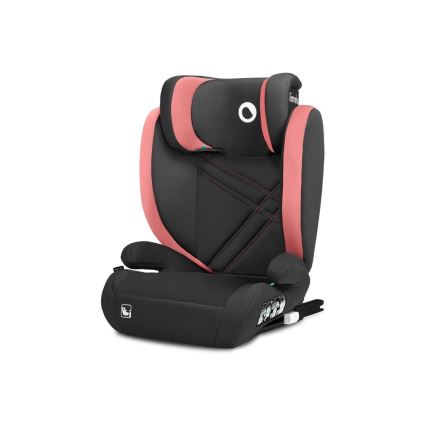 Lionelo - Silla de coche HUGO i-Size 100-150 cm negro/rosa