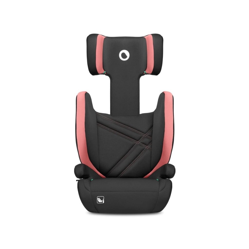 Lionelo - Silla de coche HUGO i-Size 100-150 cm negro/rosa