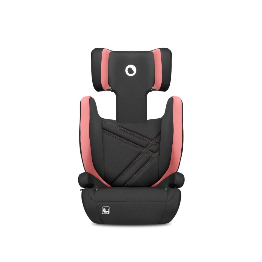 Lionelo - Silla de coche HUGO i-Size 100-150 cm negro/rosa