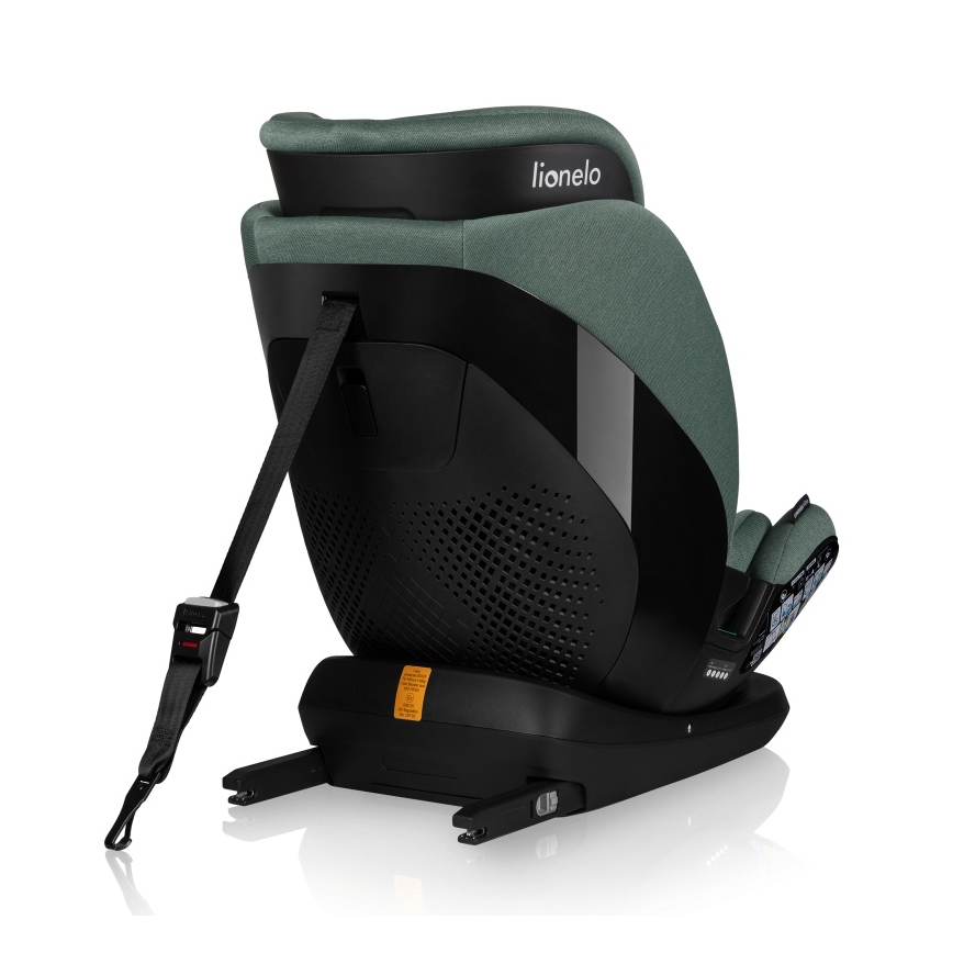 Lionelo - Silla de coche giratoria con base LAVENDER i-Size 76-150 cm Verde pistacho