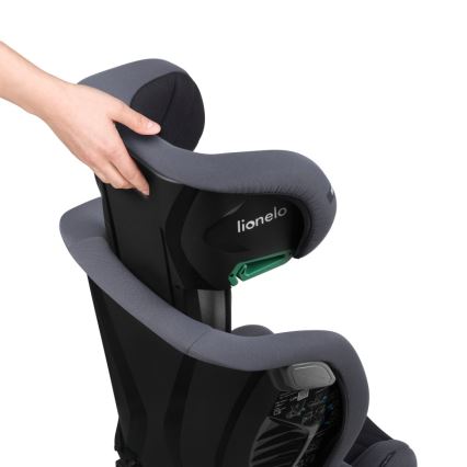 Lionelo - Silla de coche IGO i-Size 100-150 cm Gris grafito