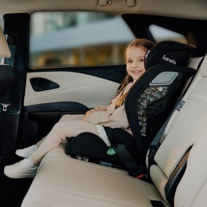 Lionelo - Silla de coche IGO i-Size 100-150 cm Negro Carbono