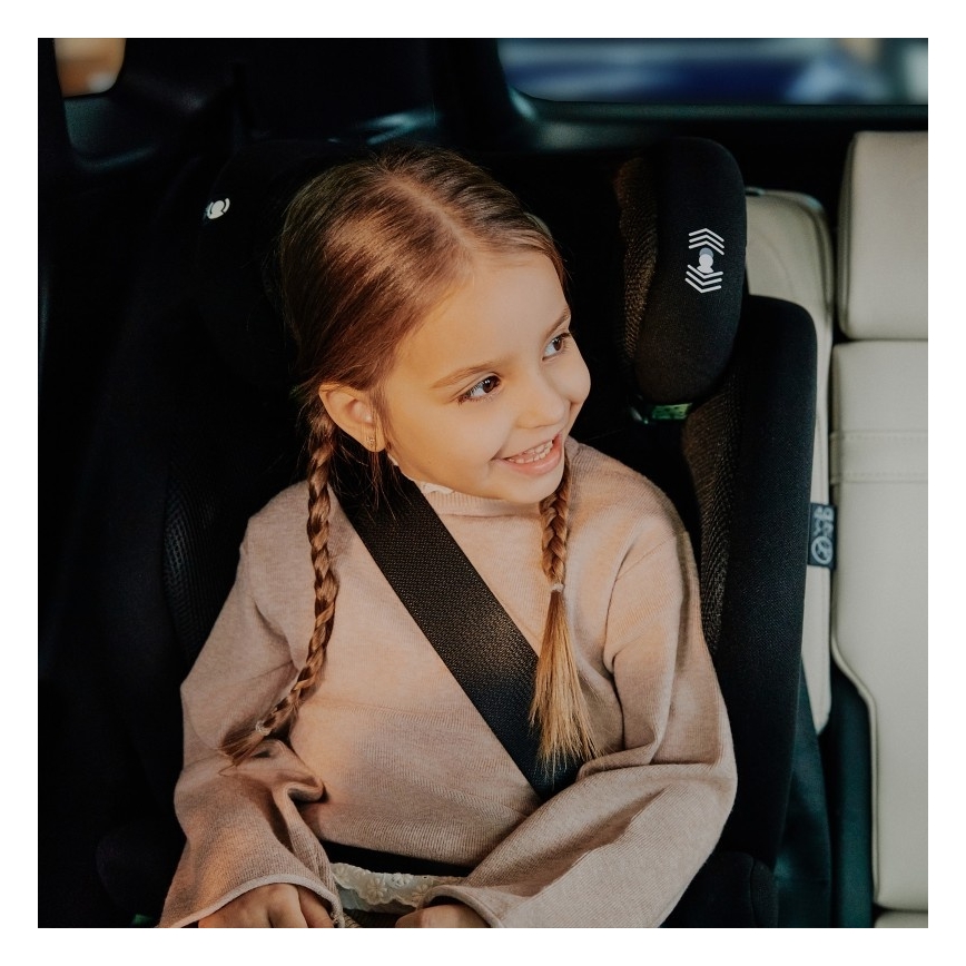 Lionelo - Silla de coche IGO i-Size 100-150 cm Negro Carbono