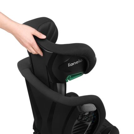 Lionelo - Silla de coche IGO i-Size 100-150 cm Negro Carbono