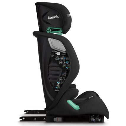 Lionelo - Silla de coche IGO i-Size 100-150 cm Negro Carbono