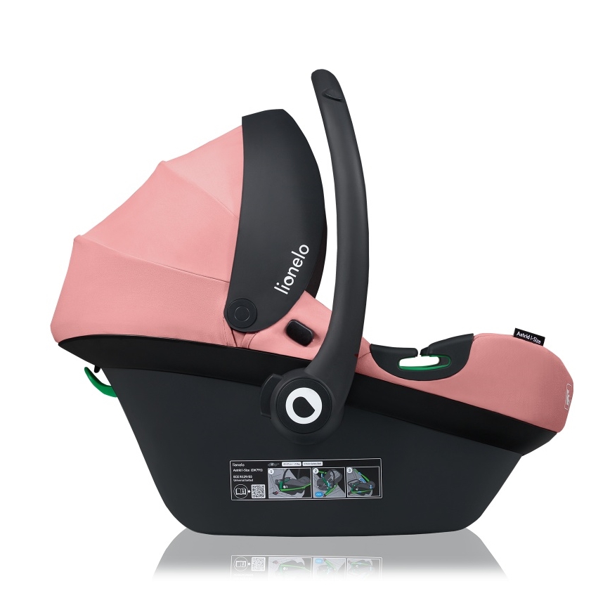 Lionelo - Silla de coche infantil ASTRID i-Size 40-87 cm Rosa Coral