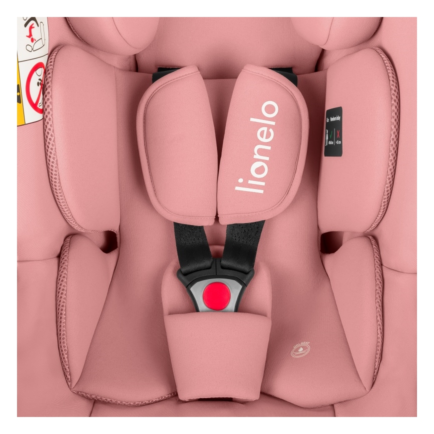Lionelo - Silla de coche infantil ASTRID i-Size 40-87 cm Rosa Coral