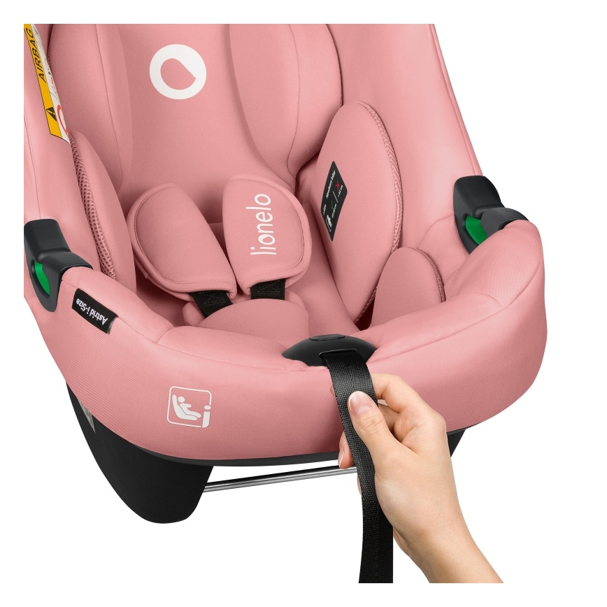Lionelo - Silla de coche infantil ASTRID i-Size 40-87 cm Rosa Coral