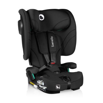 Lionelo - Silla de coche infantil plegable NELLY i-Size 76-150 cm Negro carbón