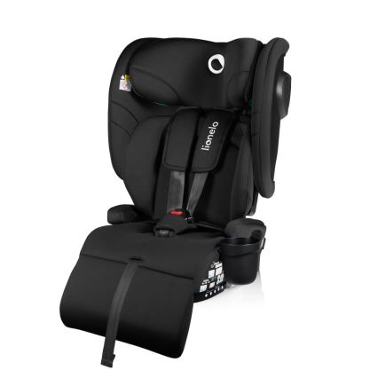 Lionelo - Silla de coche infantil plegable NELLY i-Size 76-150 cm Negro carbón