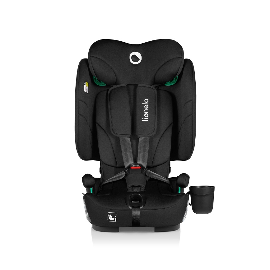 Lionelo - Silla de coche infantil plegable NELLY i-Size 76-150 cm Negro carbón