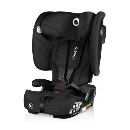 Lionelo - Silla de coche infantil plegable NELLY i-Size 76-150 cm Negro carbón