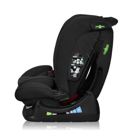 Lionelo - Silla de coche IZZY i-Size 40-150 cm Negro Carbono