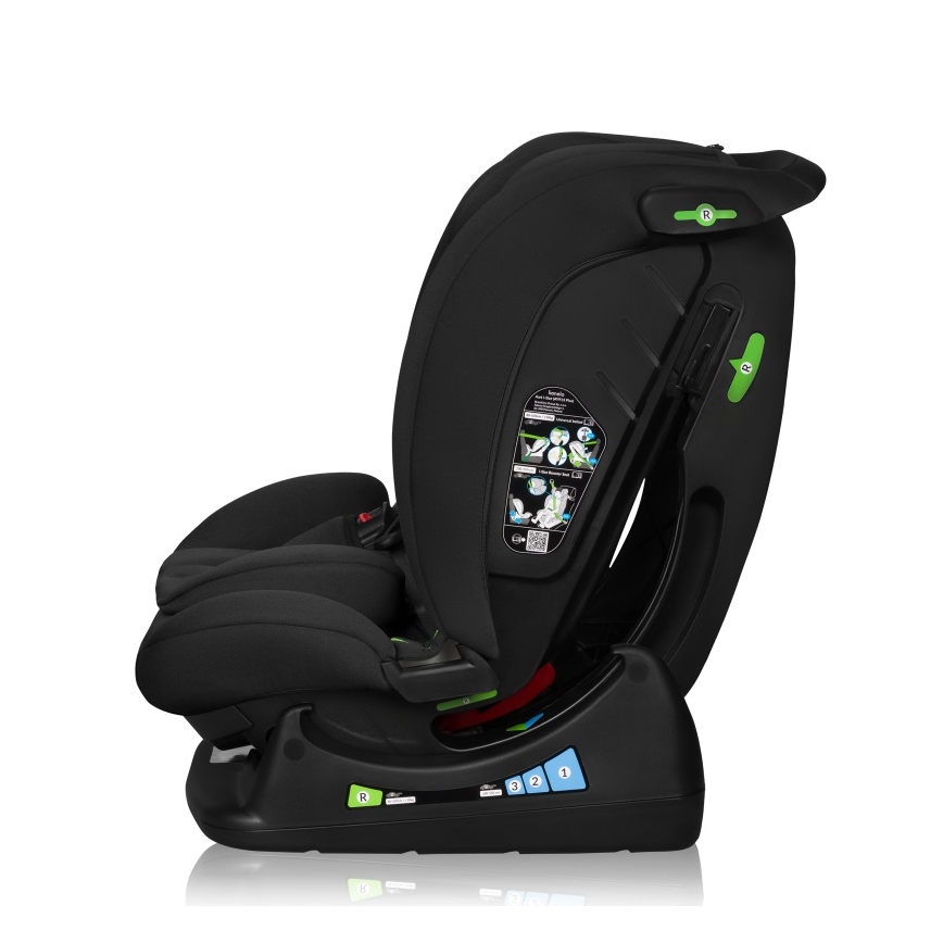 Lionelo - Silla de coche IZZY i-Size 40-150 cm Negro Carbono