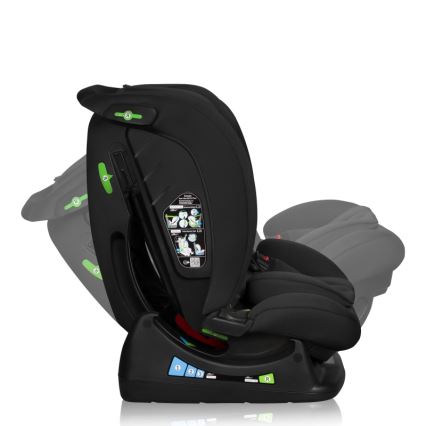 Lionelo - Silla de coche IZZY i-Size 40-150 cm Negro Carbono