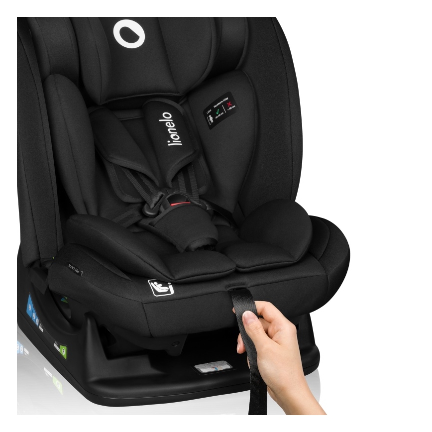 Lionelo - Silla de coche IZZY i-Size 40-150 cm Negro Carbono