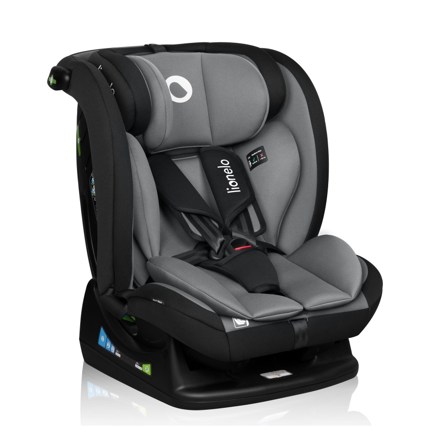 Lionelo - Silla de coche IZZY i-Size 40-150 cm Negro Gris