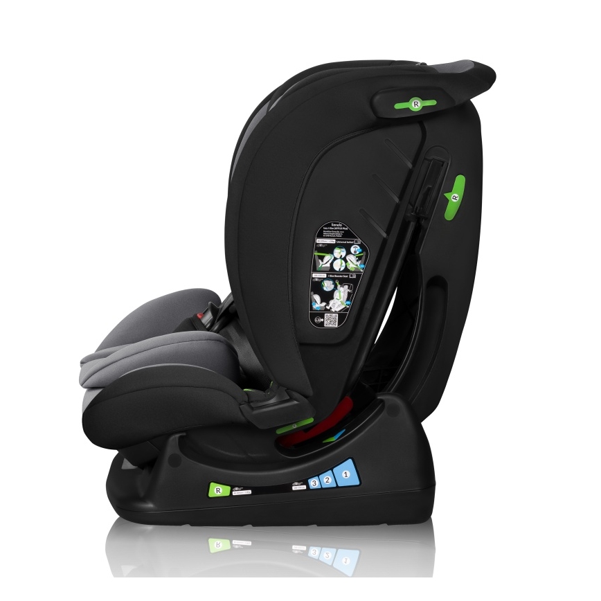 Lionelo - Silla de coche IZZY i-Size 40-150 cm Negro Gris
