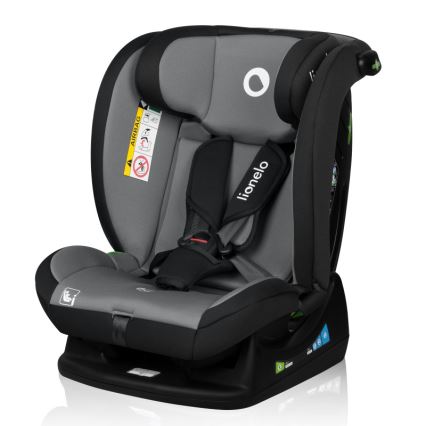 Lionelo - Silla de coche IZZY i-Size 40-150 cm Negro Gris