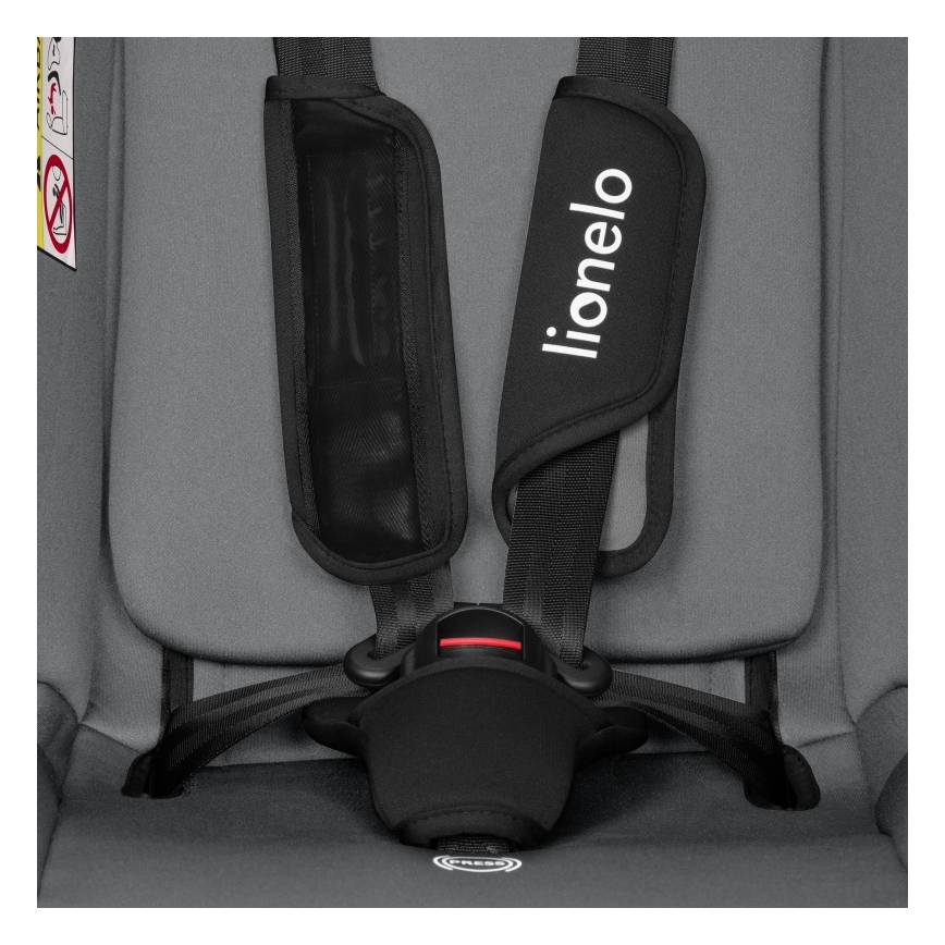 Lionelo - Silla de coche IZZY i-Size 40-150 cm Negro Gris